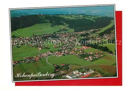 AK / Ansichtskarte Hohenpeissenberg Fliegeraufnahme Berggasthof Bayerischer Ring Kat. Hohenpeissenberg