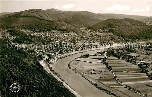 AK / Ansichtskarte Eberbach Neckar Fliegeraufnahme Kat. Eberbach