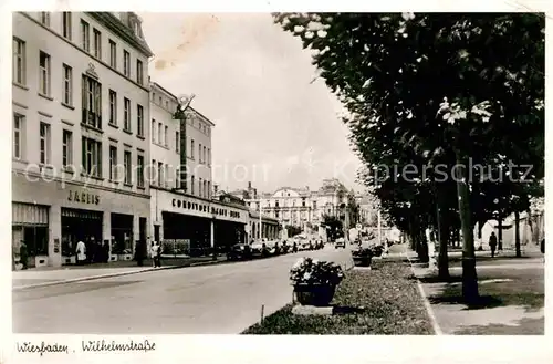 AK / Ansichtskarte Wiesbaden Wilhelmstrasse Kat. Wiesbaden