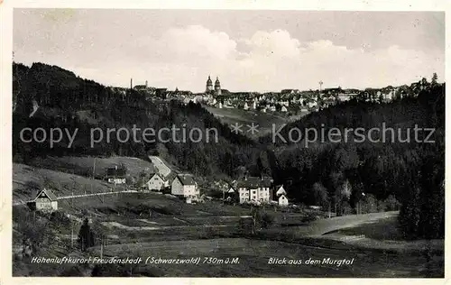 AK / Ansichtskarte Freudenstadt Blick aus dem Murgtal Kat. Freudenstadt