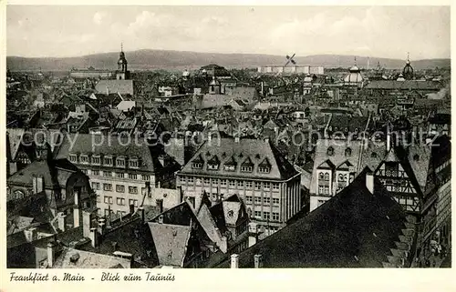 AK / Ansichtskarte Frankfurt Main Blick zum Taunus Kat. Frankfurt am Main