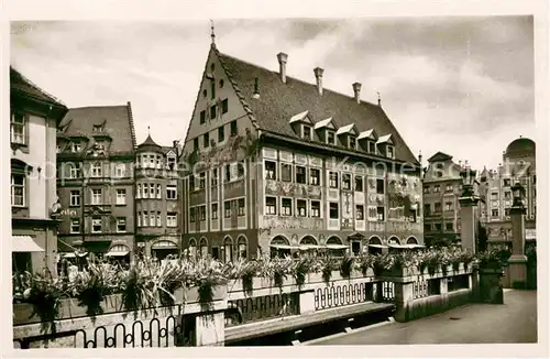 AK / Ansichtskarte Augsburg Weberhaus Moritzplatz Kat. Augsburg