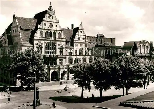 AK / Ansichtskarte Bielefeld Rathaus Stadttheater Kat. Bielefeld