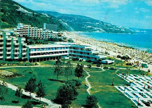AK / Ansichtskarte Albena Panorama Kurort Hotelanlage Strand Kueste Kat. Bulgarien