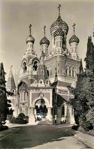 AK / Ansichtskarte Russische Kirche Kapelle Nice Eglisse Russe  Kat. Gebaeude