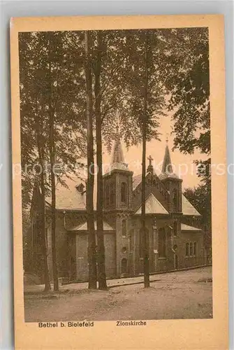 AK / Ansichtskarte Bethel Bielefeld Zionskirche Kat. Bielefeld