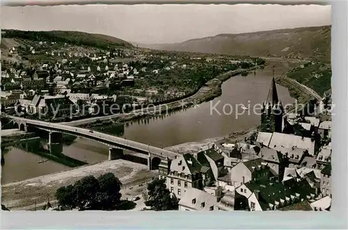 AK / Ansichtskarte Bernkastel Kues Moselpartie Panorama Kat. Bernkastel Kues