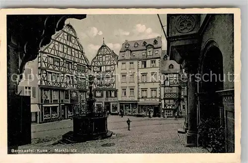 AK / Ansichtskarte Bernkastel Kues Marktplatz Kat. Bernkastel Kues