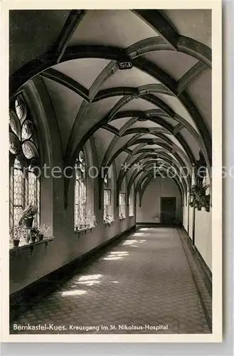 AK / Ansichtskarte Bernkastel Kues Kreuzgang Sankt Nikolaus Hospital Kat. Bernkastel Kues