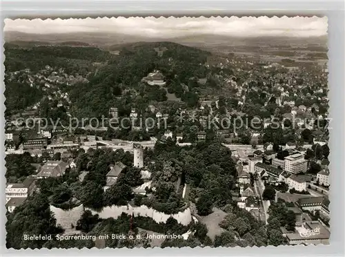 AK / Ansichtskarte Bielefeld Sparrenburg Johannisberg Luftaufnahme Kat. Bielefeld