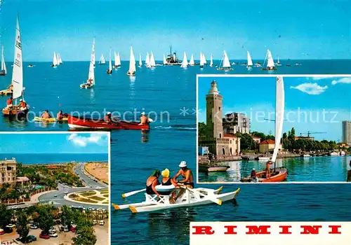 AK / Ansichtskarte Rimini Segelboot  Kat. Rimini