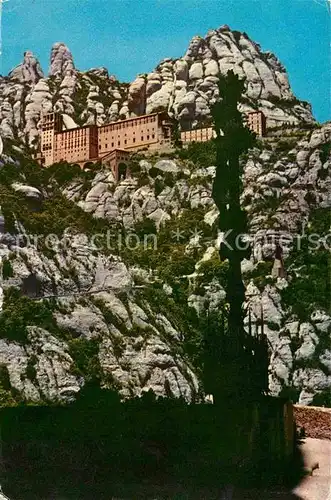 AK / Ansichtskarte Montserrat Kloster El Monasterio Santa Cueva Kat. Spanien