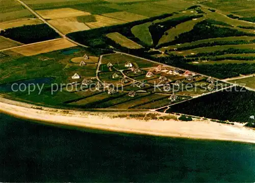 AK / Ansichtskarte Nieblum Fliegeraufnahme Golfclub Kat. Nieblum Insel Foehr