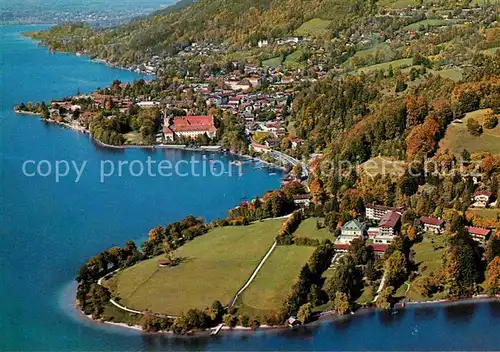 AK / Ansichtskarte Tegernsee Fliegeraufnahme Sanatorium Seeheim Kat. Tegernsee