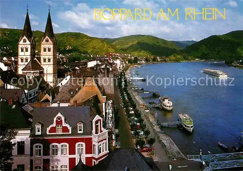 AK / Ansichtskarte Boppard Rhein Rheinpanorama Kat. Boppard