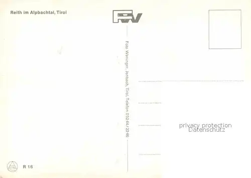 AK / Ansichtskarte Reith Alpbachtal Ortspartien Kat. Reith im Alpbachtal