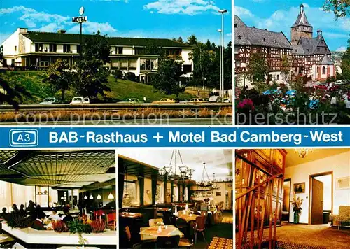 AK / Ansichtskarte Bad Camberg BAB Rasthaus Motel Bad Camberg West Kat. Bad Camberg