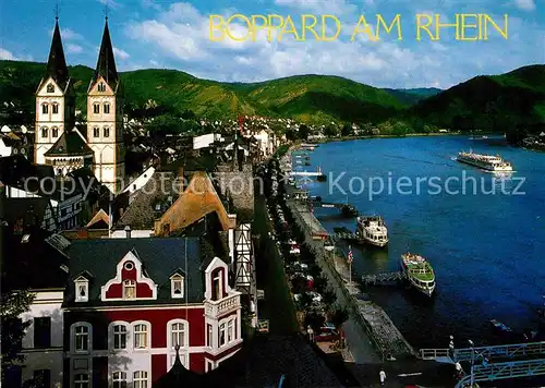 AK / Ansichtskarte Boppard Rhein Rheinpartie Kat. Boppard