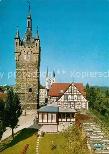 AK / Ansichtskarte Bad Wimpfen Blauer Turm Rathaus Kirche Kat. Bad Wimpfen