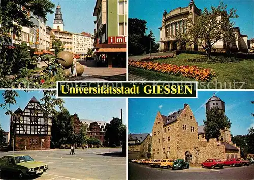 AK / Ansichtskarte Giessen Lahn Universitaetsstadt Seltersweg Zeughaus Schloesser Kat. Giessen