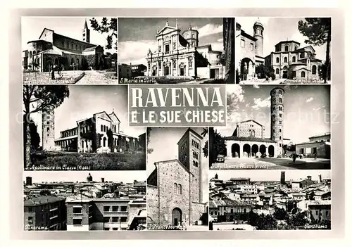 AK / Ansichtskarte Ravenna Italia Santa Maria Vorle San Apollinare Panorama  Kat. Ravenna