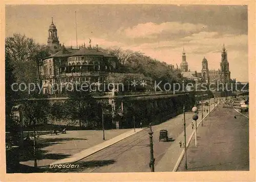 AK / Ansichtskarte Dresden Teilansicht  Kat. Dresden Elbe
