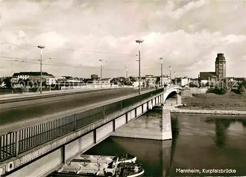 AK / Ansichtskarte Mannheim Kurpfalzbruecke Kat. Mannheim