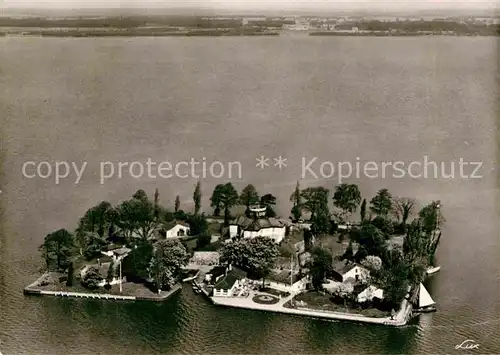 AK / Ansichtskarte Steinhude Meer Fliegeraufnahme Insel Wilhelmstein