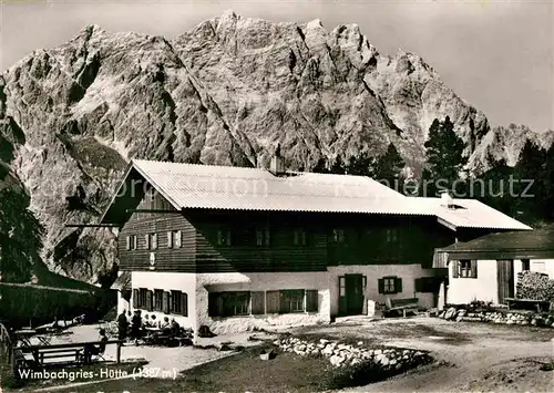 AK / Ansichtskarte Wimbachgriess Huette  Kat. Ramsau Berchtesgaden