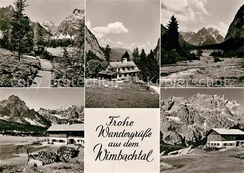 AK / Ansichtskarte Wimbachtal Jagdschloss Panorama Teilansicht  Kat. Berchtesgaden