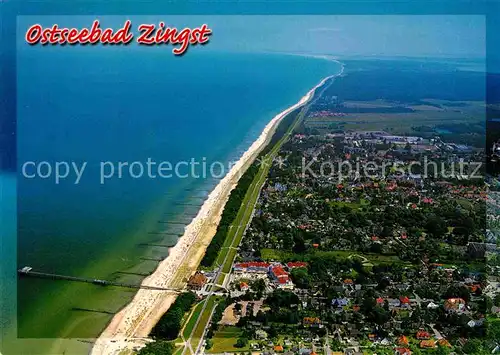 AK / Ansichtskarte Zingst Ostseebad Fliegeraufnahme Kat. Zingst Darss