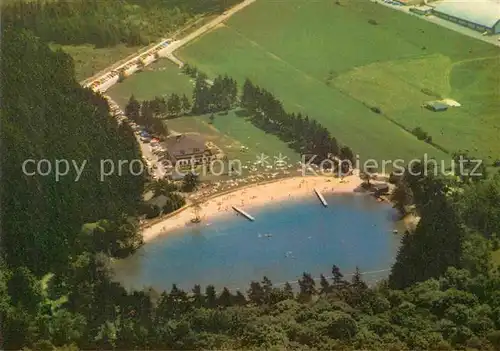 AK / Ansichtskarte Usingen Haus Hattstein am Hattsteinweiher Fliegeraufnahme Kat. Usingen