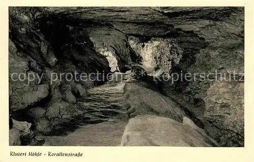 AK / Ansichtskarte Hoehlen Caves Grottes Klutert Hoehle Ennepetal Korallenstrasse  Kat. Berge