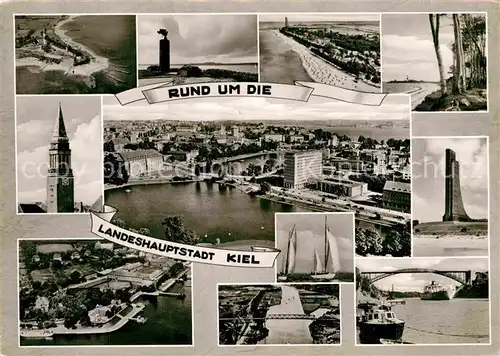 AK / Ansichtskarte Kiel Marine Ehrendenkmal Fliegeraufnahme Kat. Kiel