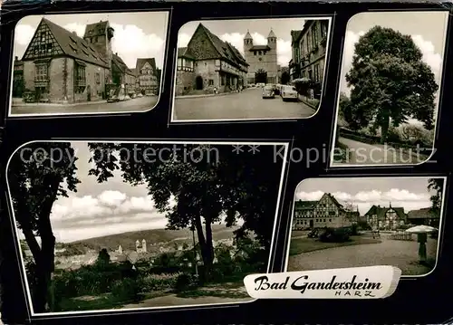 AK / Ansichtskarte Bad Gandersheim Teilansichten Kat. Bad Gandersheim