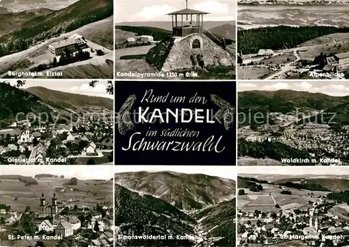 AK / Ansichtskarte Kandel Breisgau Glottertal Kandelpyramide Sankt Peter 