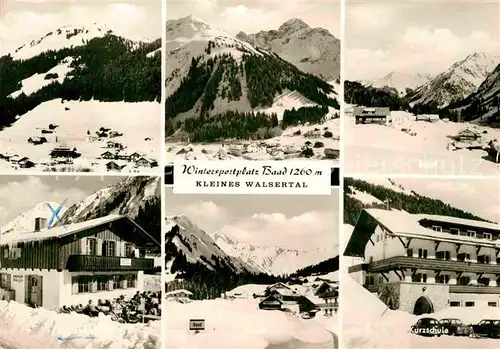 AK / Ansichtskarte Walsertal Kleinwalsertal Wintersportplatz Baad  Kat. Oesterreich