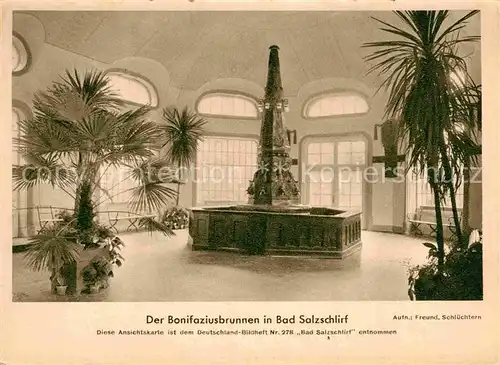 AK / Ansichtskarte Bad Salzschlirf Bonifaziusbrunnen Kat. Bad Salzschlirf