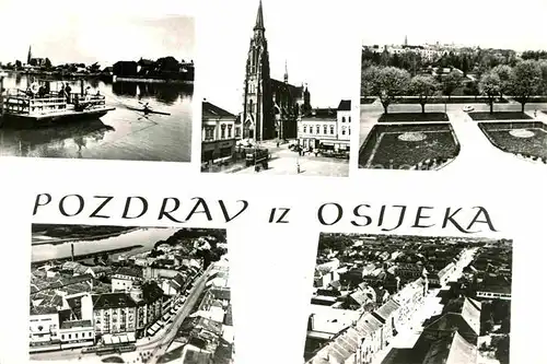 AK / Ansichtskarte Osijek Croatia Teilansichten Kat. Osijek