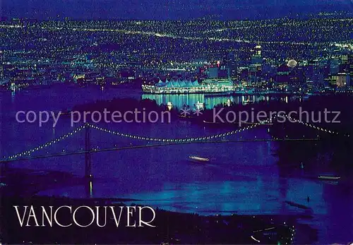 AK / Ansichtskarte Vancouver British Columbia Bruecke  Kat. Vancouver