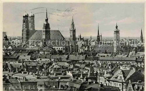 AK / Ansichtskarte Muenchen Blick vom Deutschen Museum Kat. Muenchen