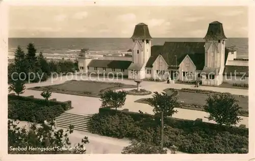 AK / Ansichtskarte Heringsdorf Ostseebad Usedom Schwimmbad Kat. Heringsdorf