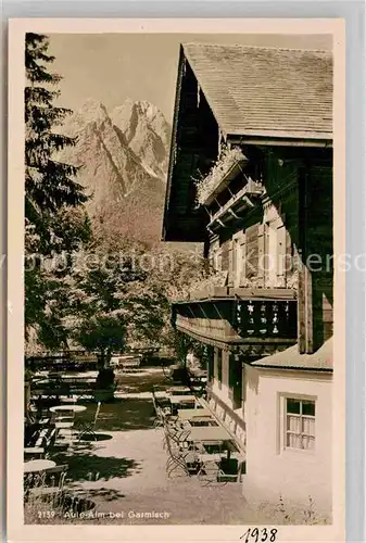 AK / Ansichtskarte Garmisch Partenkirchen Aule Alm  Kat. Garmisch Partenkirchen