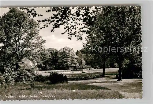 AK / Ansichtskarte Velbert Herminghauspark Kat. Velbert