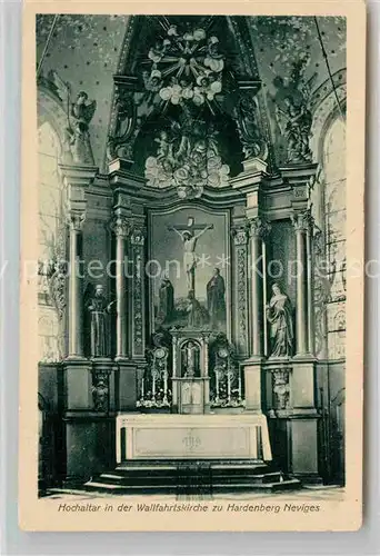 AK / Ansichtskarte Hardenberg Neviges Hochaltar in der Wallfahrtskirche