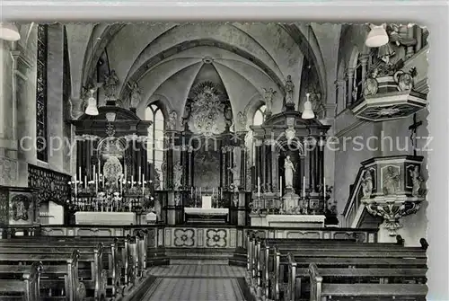 AK / Ansichtskarte Neviges Velbert Klosterkirche Inneres