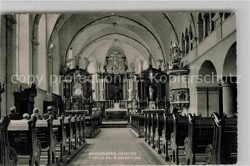 AK / Ansichtskarte Hardenberg Neviges Inneres der Klosterkirche