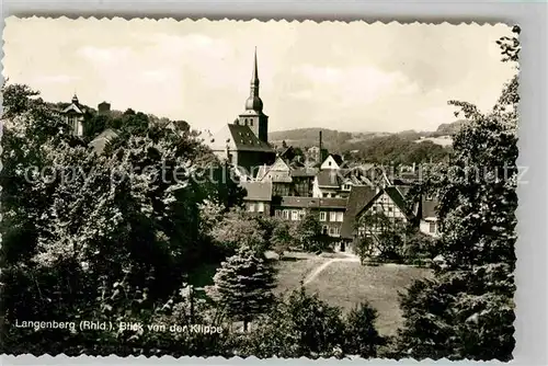 AK / Ansichtskarte Langenberg Rheinland Blick von der Klippe Kat. Velbert