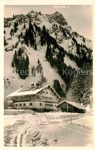 AK / Ansichtskarte Fuessen Allgaeu Giebelhaus mit Giebel Kat. Fuessen