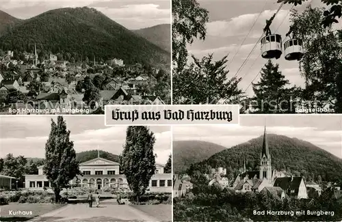 AK / Ansichtskarte Bad Harzburg Burgberg Seilbahn Kurhaus Kat. Bad Harzburg